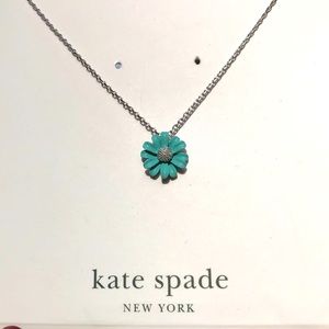 Kate Spade Blue Daisy Necklace